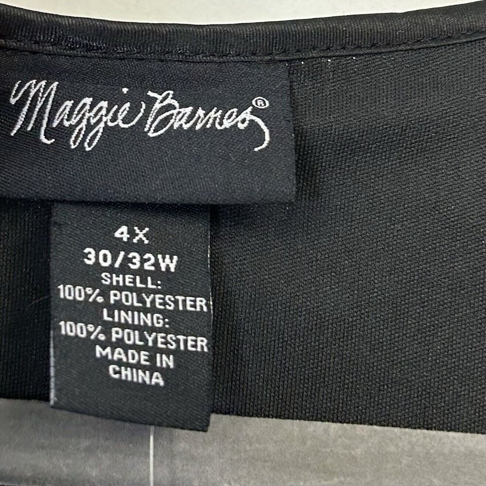 NEW Maggie Barnes Black Sequin Top Womens Size 4X Dressy Party - Picture 4 of 9